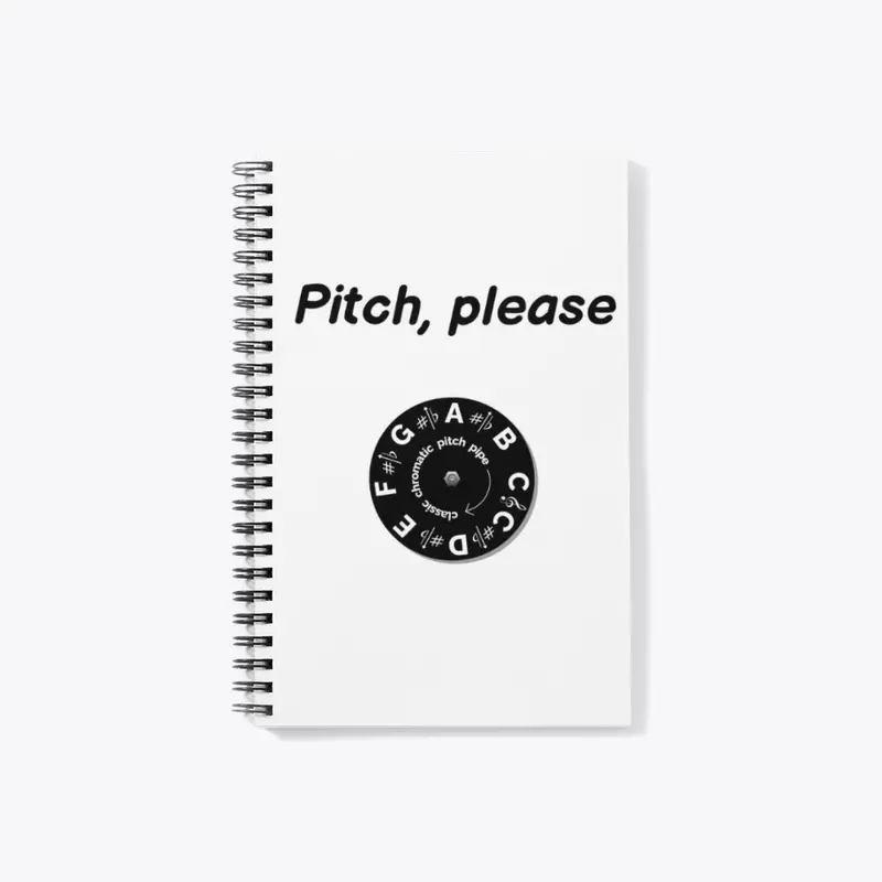 Pitch Please Black Writing