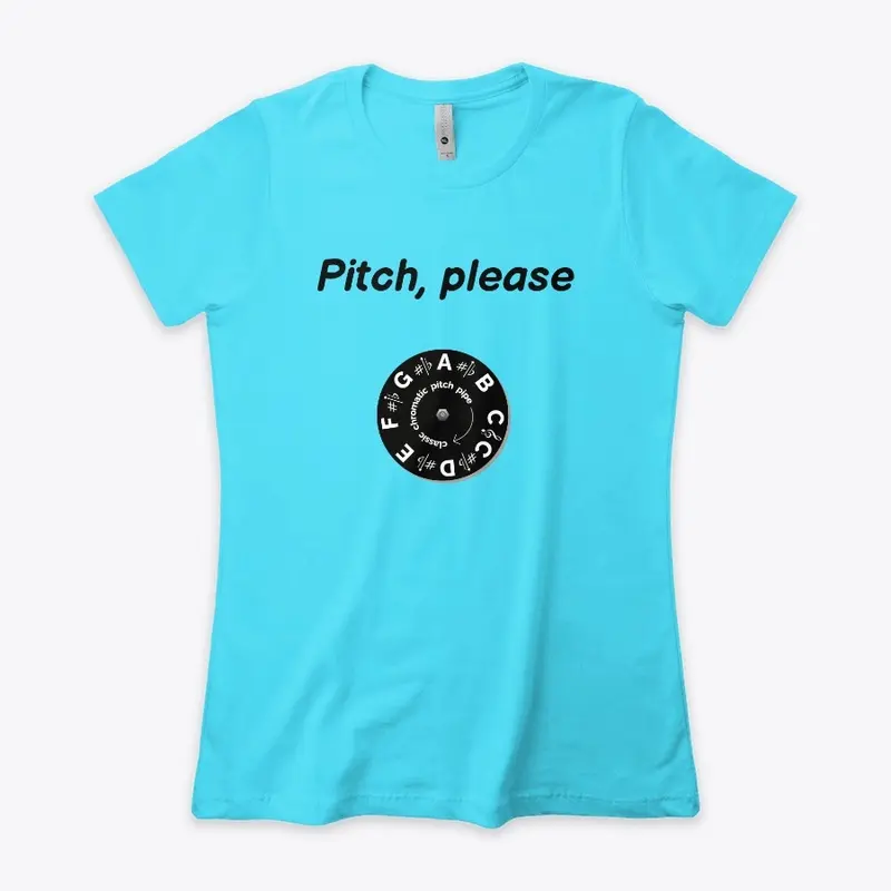 Pitch Please Black Writing