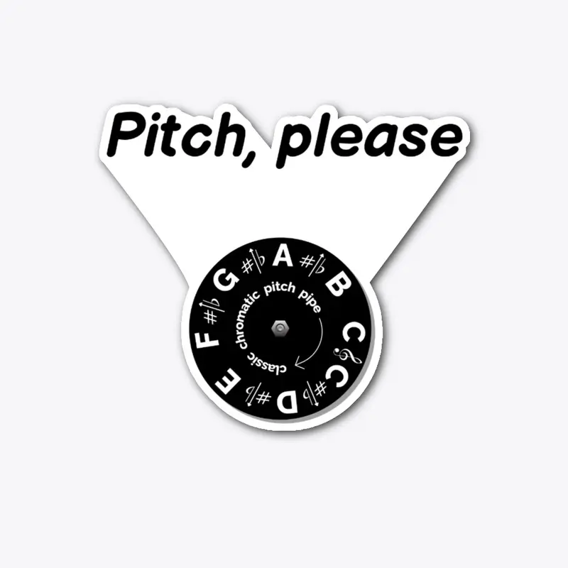 Pitch Please Black Writing